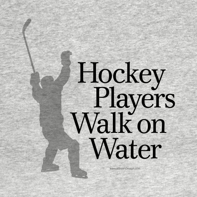 Hockey Players Walk On Water by eBrushDesign